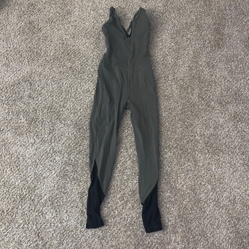 Green & Black Dance Unitard